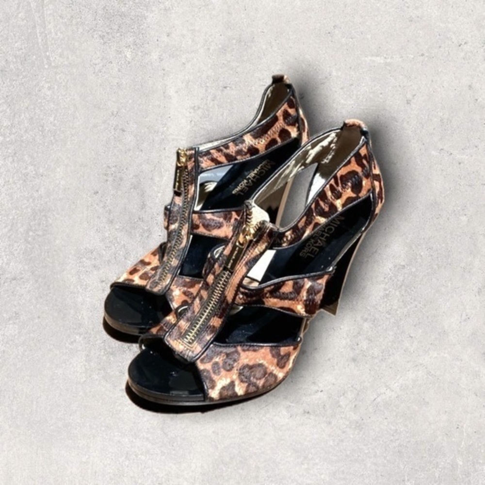 MICHAEL by Michael Kors Leopard Print Heels